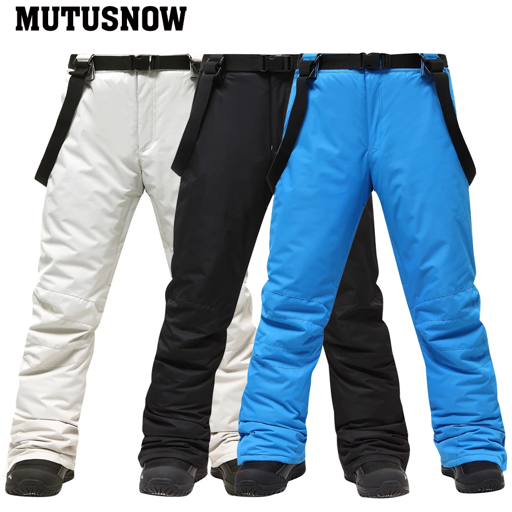 2020 уличные Мужские штаны для сноуборда до 30 градусов, мужские лыжные штаны, водонепроницаемые дышащие зимние штаны для снега, мужские бренд... от AliExpress RU&CIS NEW