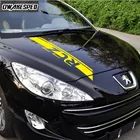 Наклейка на капот автомобиля для Peugeot RCZ Coupe, лимитированная серия, виниловые наклейки для гоночных автомобилей