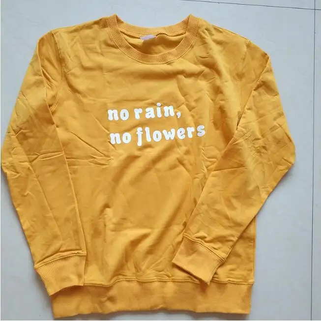 Свитер без дождя цветов повседневная женская одежда с надписью Save The Bees пуловер