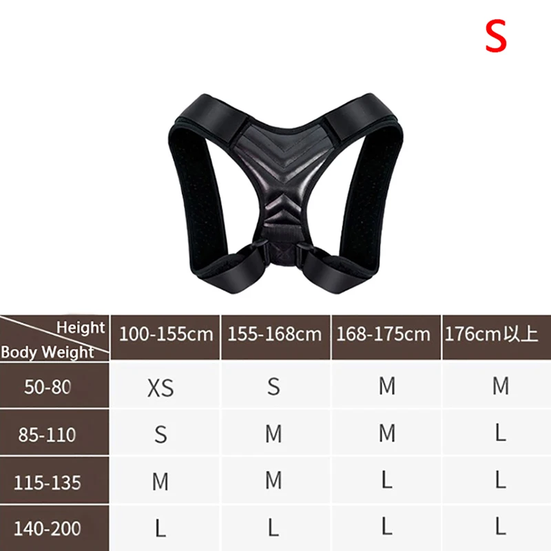 

1Pcs Practical Adult Brace Support Belt Adjustable Back Posture Corrector Clavicle Spine Back Shoulder Lumbar Posture Correction