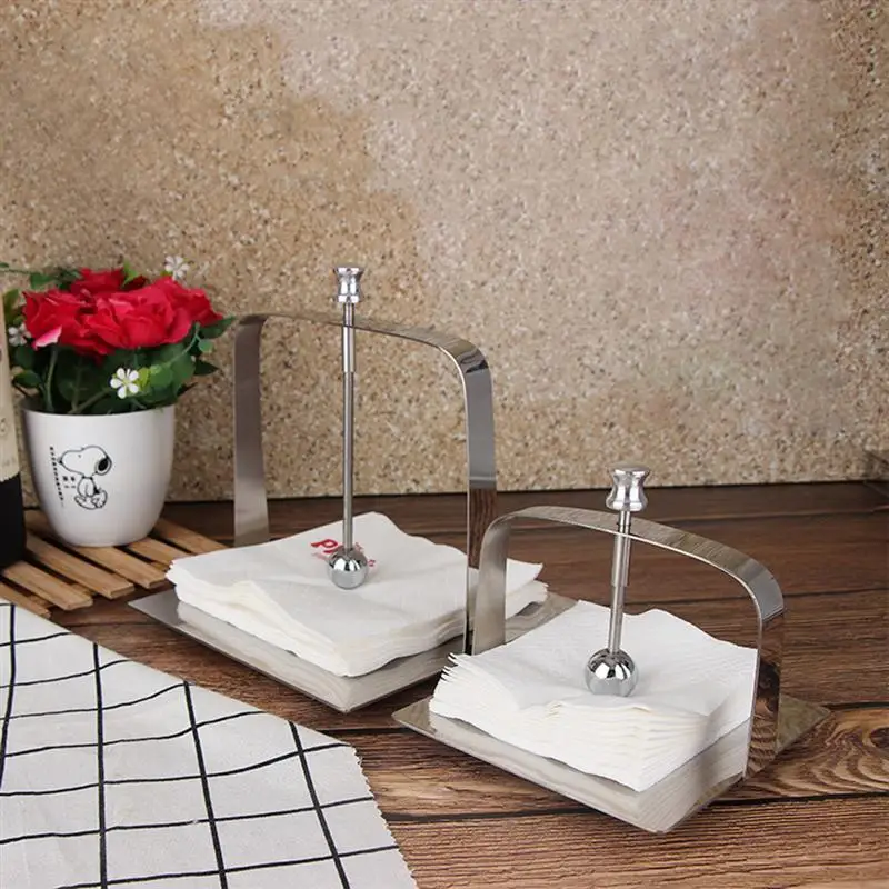 1 шт. держатель для салфеток из нержавеющей стали|Коробки салфеток| |