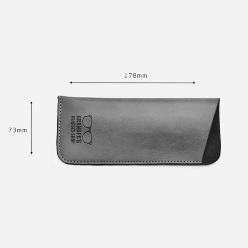 

Soft Retro Leather Eyes Reading Glasses Bag PU Leather Pocket Glasses Pouch For Men Sunglasses Bag Eyewear Accessories