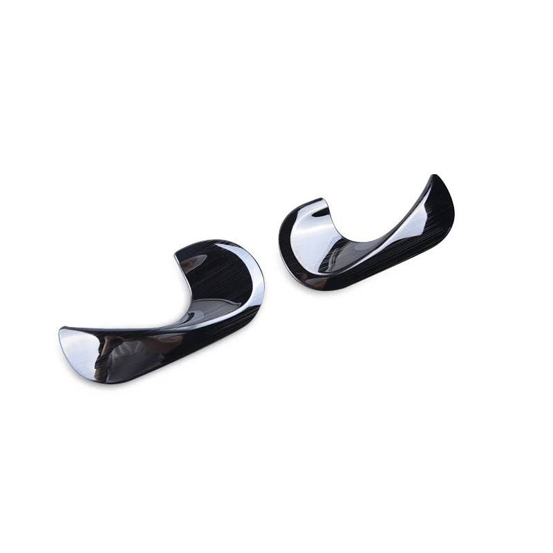 Black Handle Для smart 453 fortwo forfour Приборная панель автомобиля украшение Модификация аксессуары углеродное волокно центральной консоли автомобиля Стайлинг - Название цвета: Black Handle