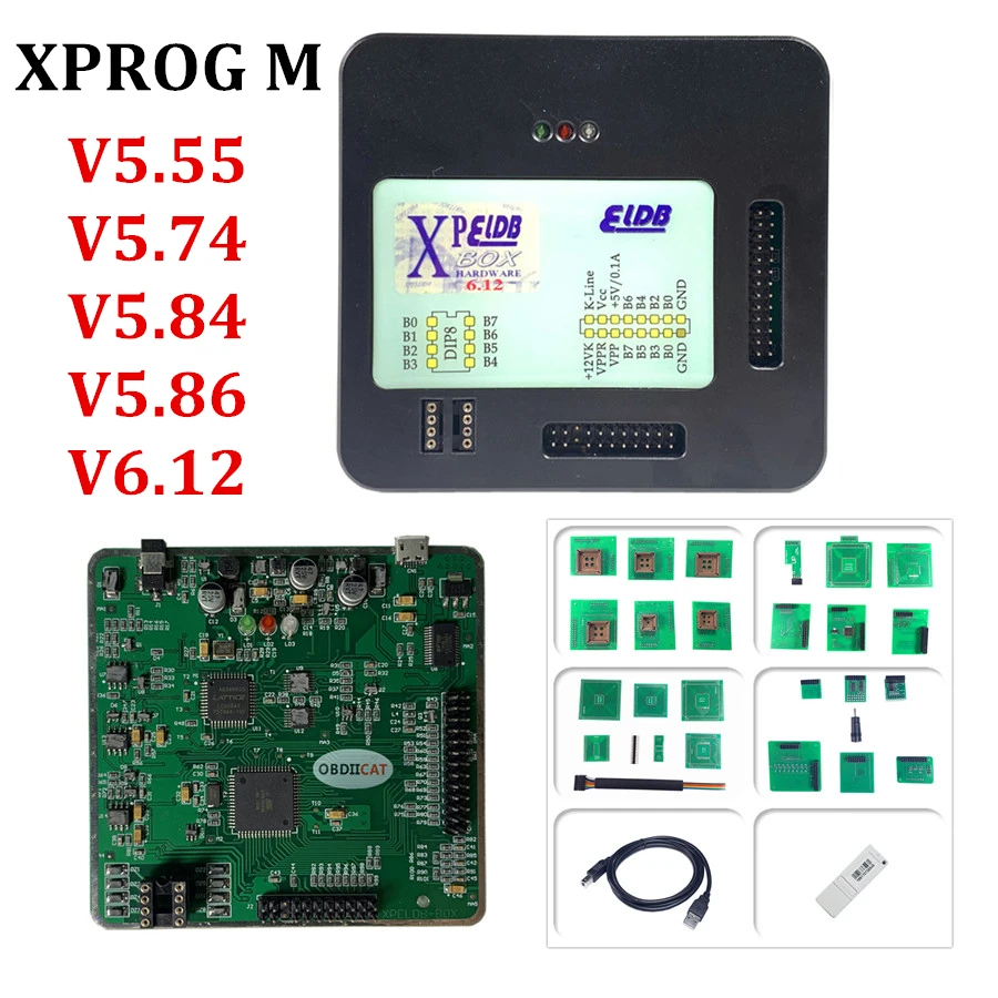 Лучший сканер Инструменты Xprog V6.12 автомобильный диагностический инструмент XProg M