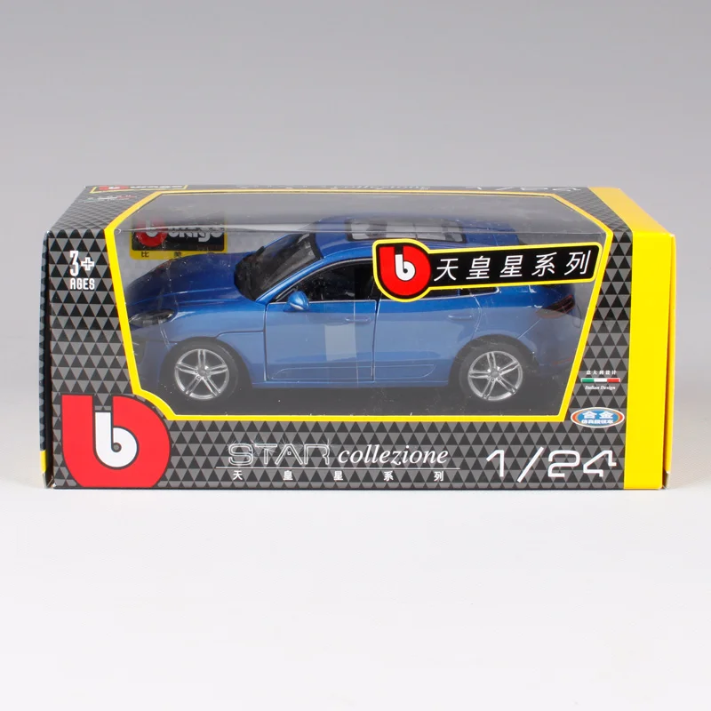 Bburago 1:24 Porsche Macan SUV Car Black blue Diecast Model Toy Adult toy collector New In Box Free Shipping 21077 | Игрушки и хобби
