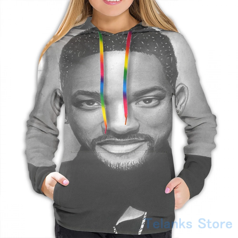 Женская Повседневная Толстовка с капюшоном и принтом | Толстовки свитшоты