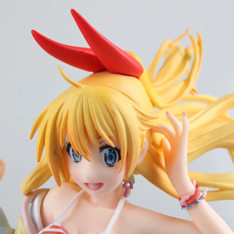 23 см аниме Nisekoi Chitoge Kirisaki ПВХ экшн-фигурка Коллекционная модель куклы игрушка