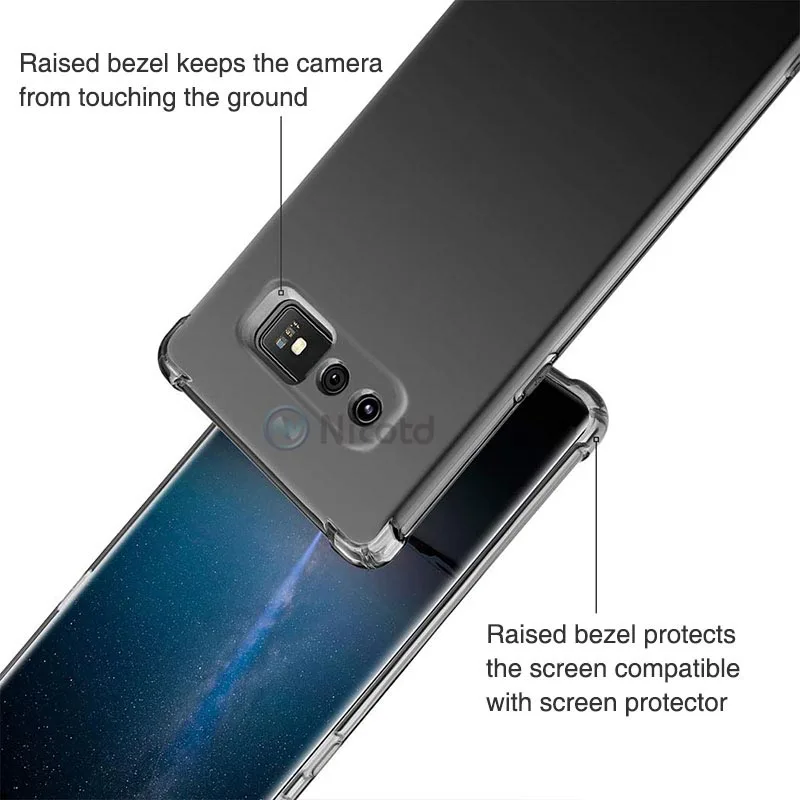 Ударопрочный чехол Nicotd для Samsung Galaxy Note 8 9 S8 S9 Plus мягкие силиконовые чехлы