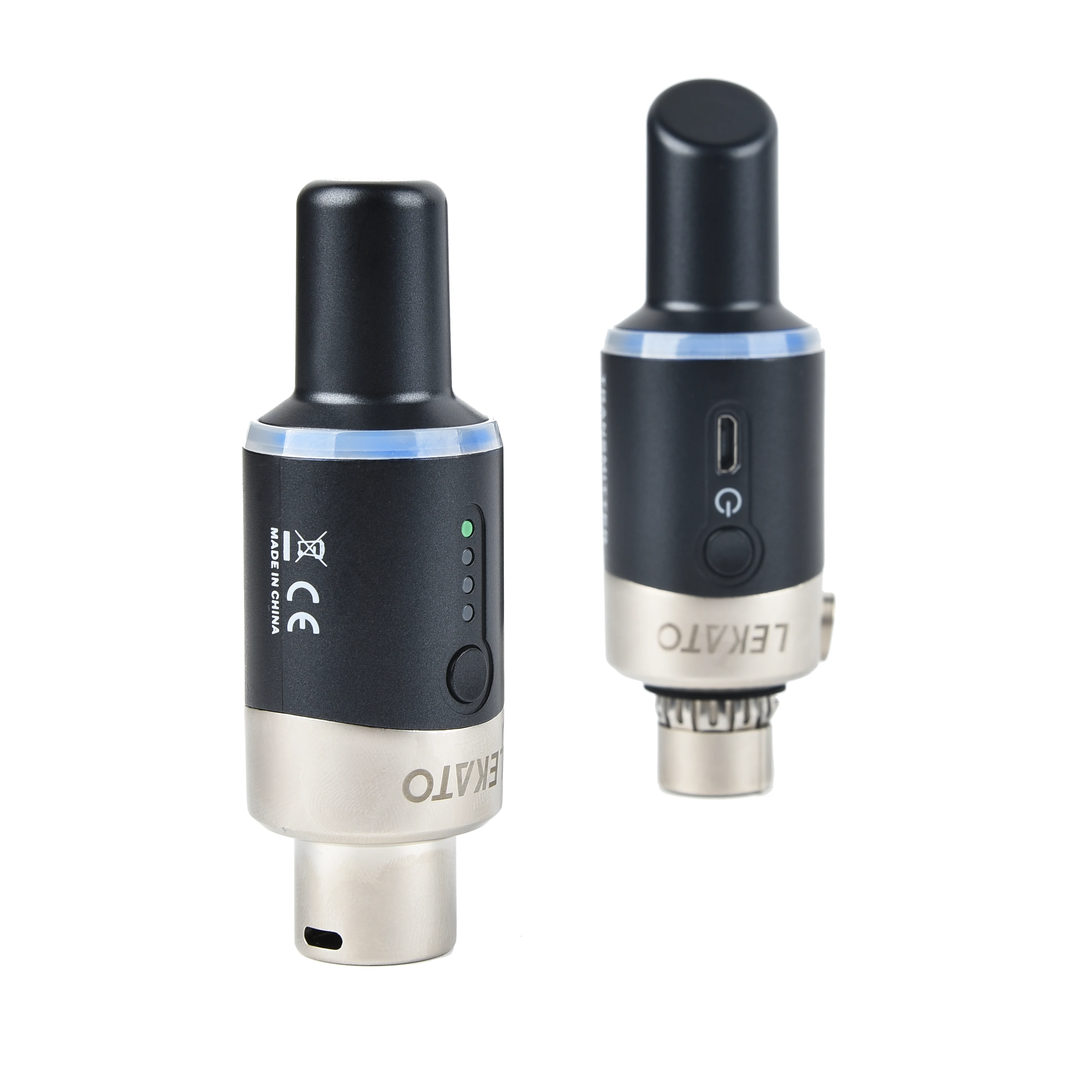 LEKATO MW-1 5.8GHz Wireless Transmitter Receiver Microphone System Plug On XLR Wireless For Effector Dynamic Microphone