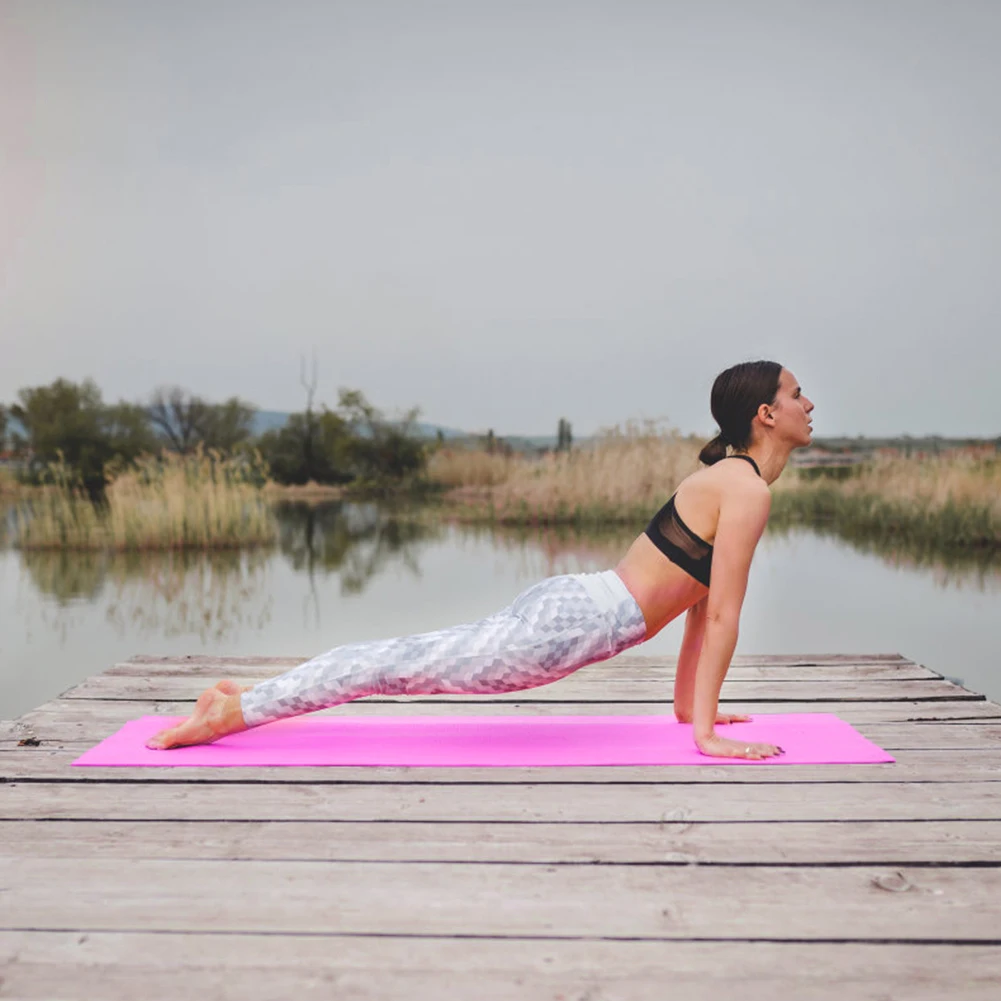 

Коврики 1730x610x 4 мм для йоги EVA универсальные Нескользящие Экологичные водонепроницаемые гимнастические пилатесы Коврик для упражнений прин...