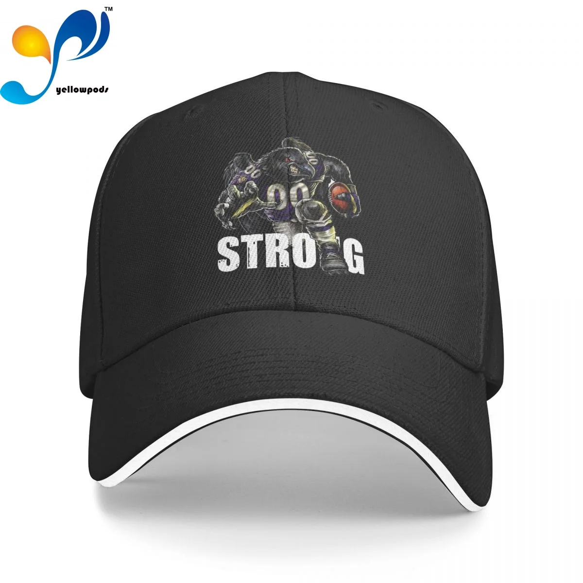 

Ravens Men's New Baseball Cap Baltimore Fashion Sun Hats Caps for Men and Women