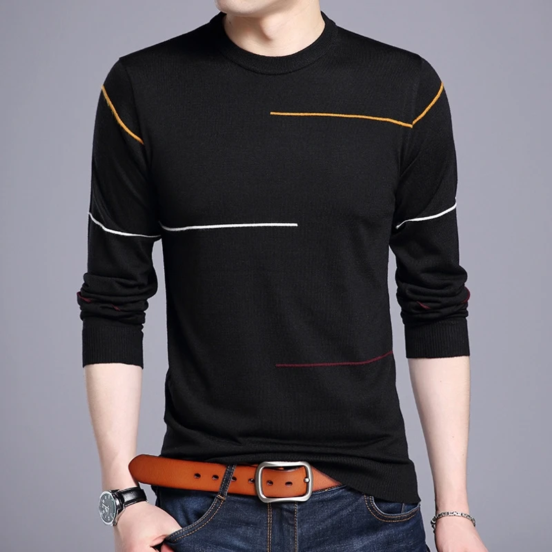 Кашемировый шерстяной свитер Мужская брендовая одежда весна 2021 Модный