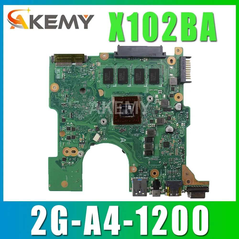 Материнская плата для ноутбука ASUS X102BA 2G A4 1200 системная логическая протестирована
