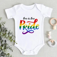 love is love pride colored letters aesthetic baby clothes romper newborn baby body for twins boy and girl fall 2021 welcome