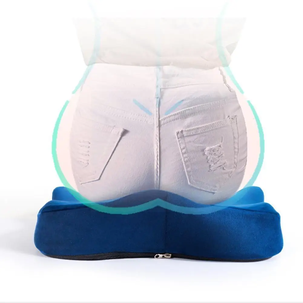 Ортопедическая подушка из пены с эффектом памяти для кресла офиса позвоночника