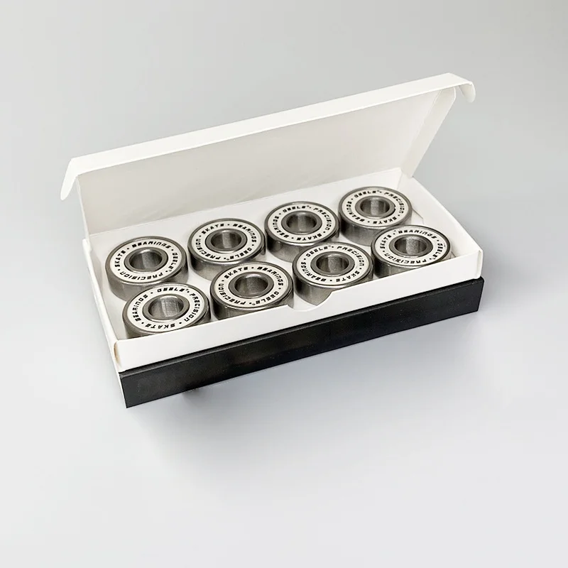 

8pcs Skateboard Bearings For Double Rocker Longboards High Speed Inline Skates Scooter Parts Professional 608 Accessories Hot