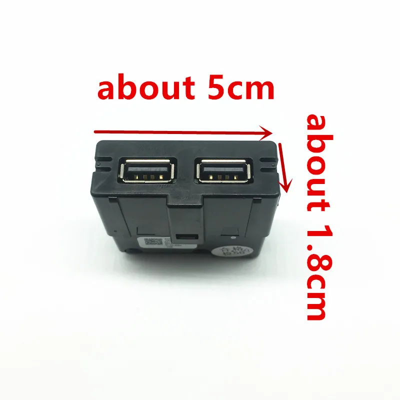 Для vw Golf 7 MK7 5 задняя вентиляционная решетка с двойным USB зарядным устройством