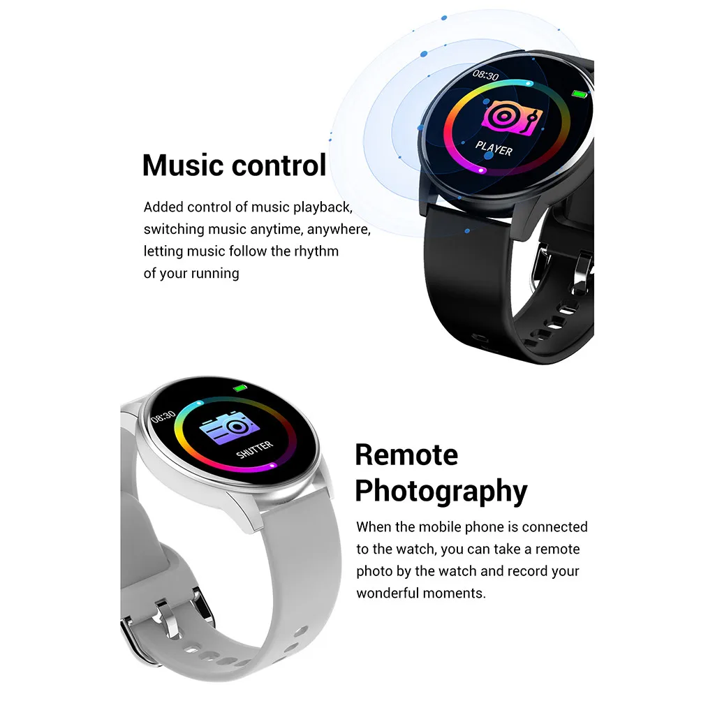 

2021 Smart Watch Men Full Touch Screen Sport Fitness Watches IP67 Waterproof Bluetooth For Android IOS Smartwatch Wristwatches
