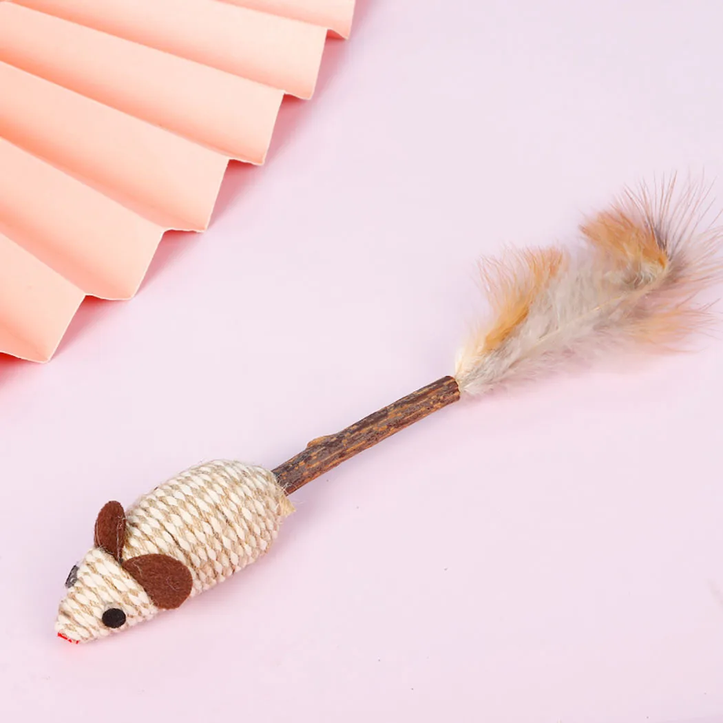 Игрушка для жевания кошек Интерактивная Милая Реалистичная котенок мышь игрушка