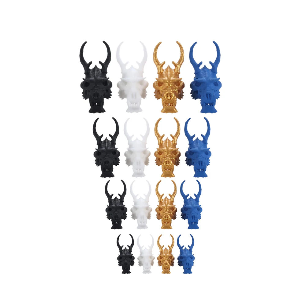 4 шт./компл. Смола Кристалл эпоксидная смола DIY Голова Дракона Череп наполнитель 3D