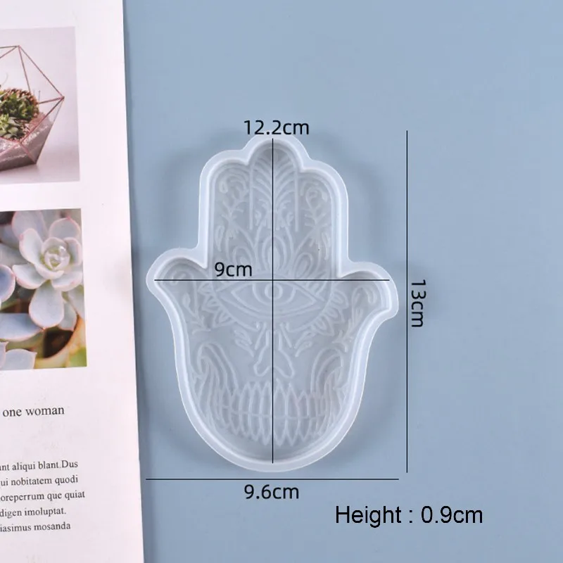 Новый ладони тарелка лоток для хранения силиконовые формы DIY Смола Рука Фатимы