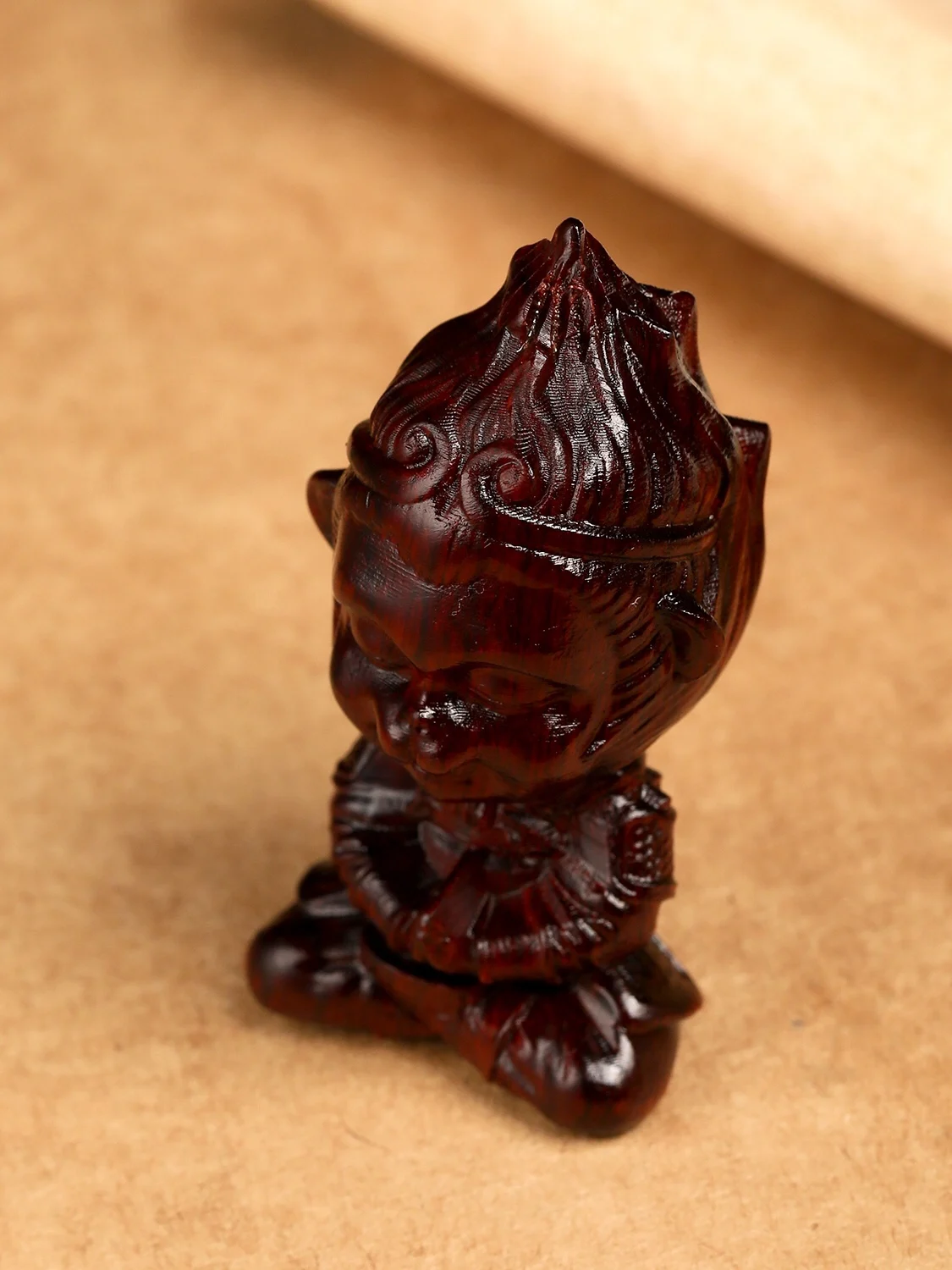 Бесплатная доставка китайская разработка резьба по дереву Король обезьяны