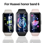 1-12 шт. в упаковке, для Huawei Honor Band 6 Защитная пленка для экрана для Huawei Honor Band 6 ремень Мягкий гидрогель Защитная стеклянная пленка