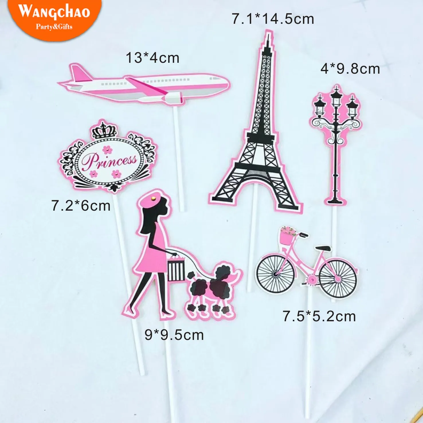 Романтический дорожный Топпер для торта косметический десертный стол 21st день