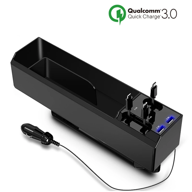 Органайзер для автомобильных сидений универсальный с быстрой зарядкой |