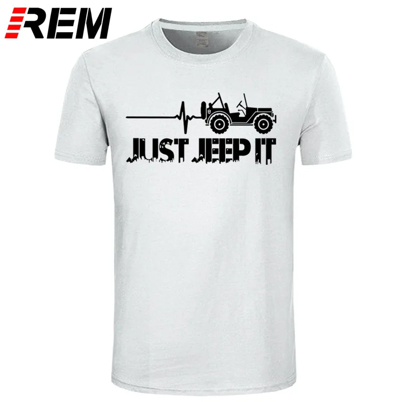 white black Футболка с принтом «Just Jeeps It Heartbeat», новая модная летняя футболка с круглым вырезом и надписью «Sunlight» - Цвет: white black