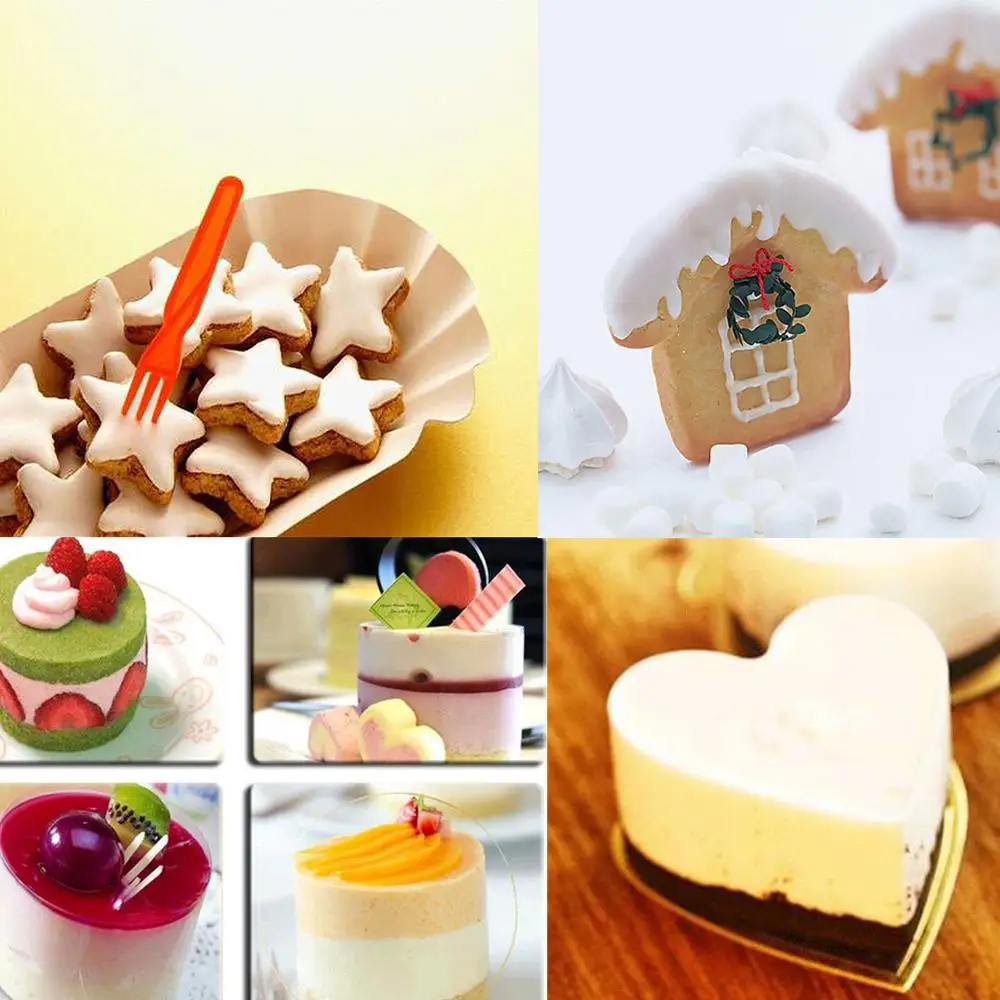 Stainless Steel Conch Patisserie Decor Tree Snowflake Molds Metal Cookie Cutter Sugarcraft Fondant Cake Tools Biscuit Mould | Дом и сад