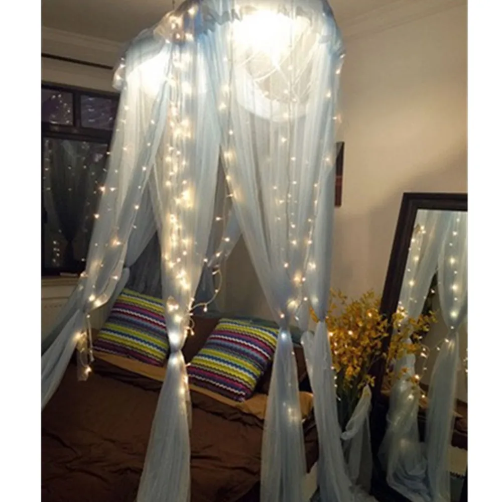 

Led String Light Strip Silver Wire Fairy Warm White Garland Home Christmas Wedding Party Decoration Powered By Battery Usb 5m