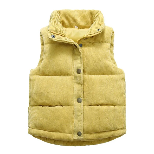 Зимний Повседневный жилет для девочек куртка детская верхняя одежда пальто