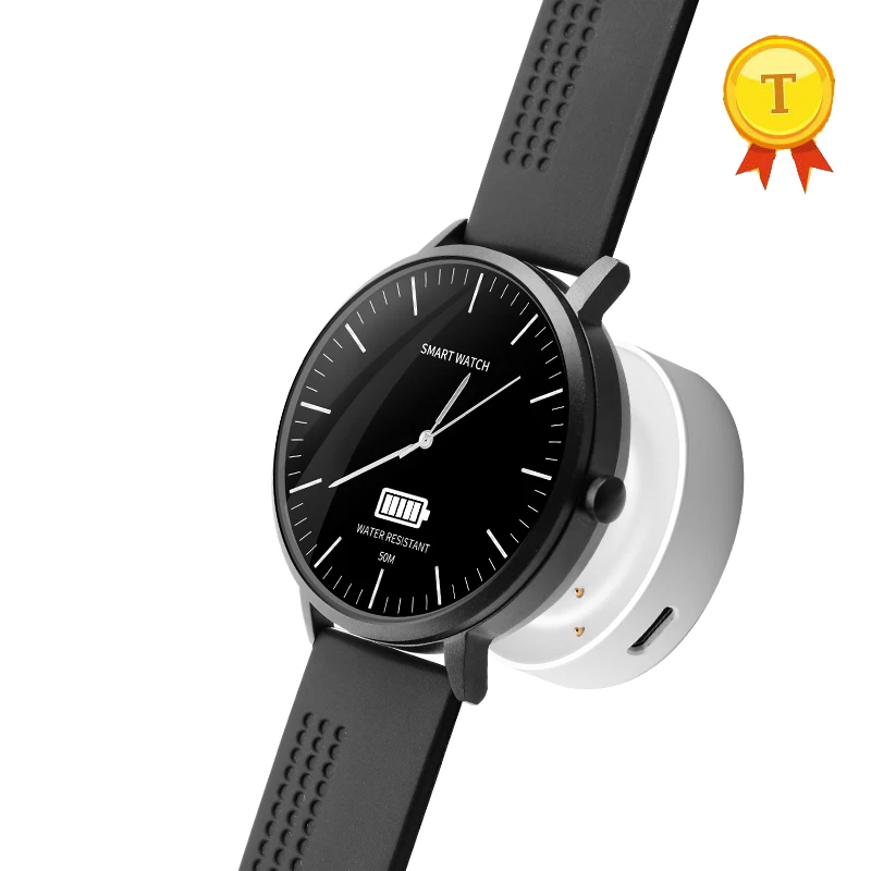 Новые прибытия smart watch Наручные часы в классическом стиле черного и белого цветов монитор сердечного ритма фитнес трекер сна Смарт-часы с мониторингом