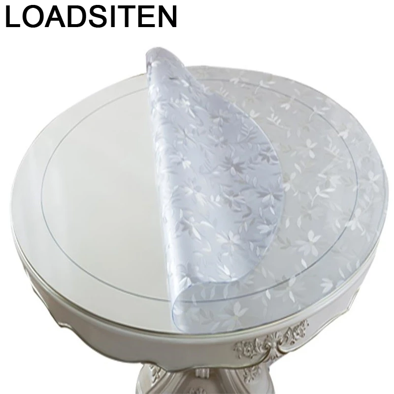 Tafelkleed пластиковая Водонепроницаемая обеденная круглая скатерть круглой формы