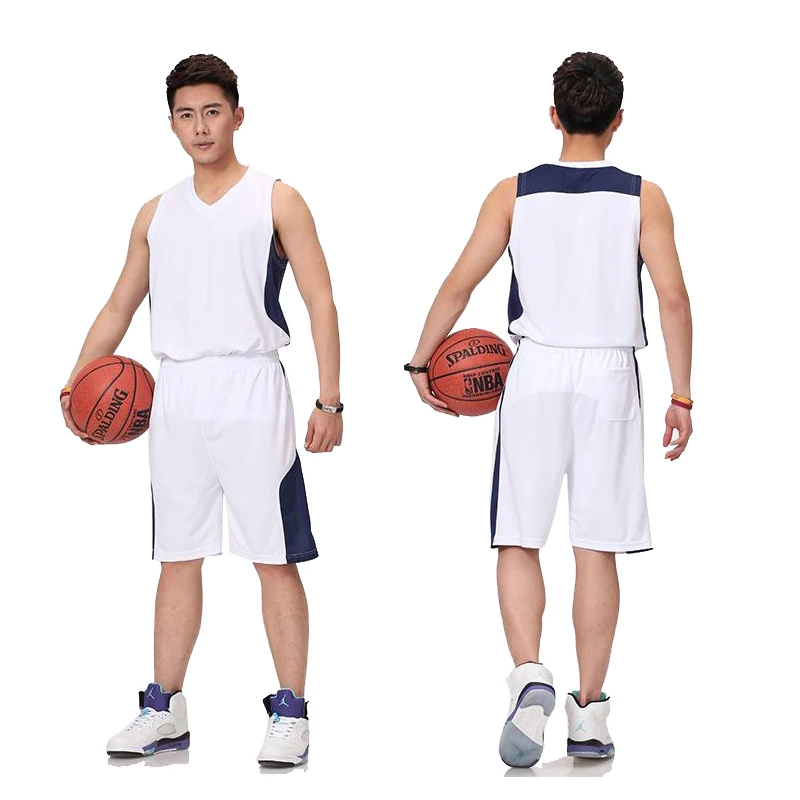 Мужская баскетбольная майка Джерси комплекты Спортивный комплект одежды