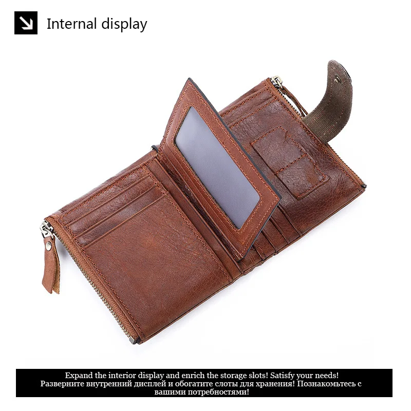 Новинка Женский кошелек из натуральной кожи короткая модная женская сумочка