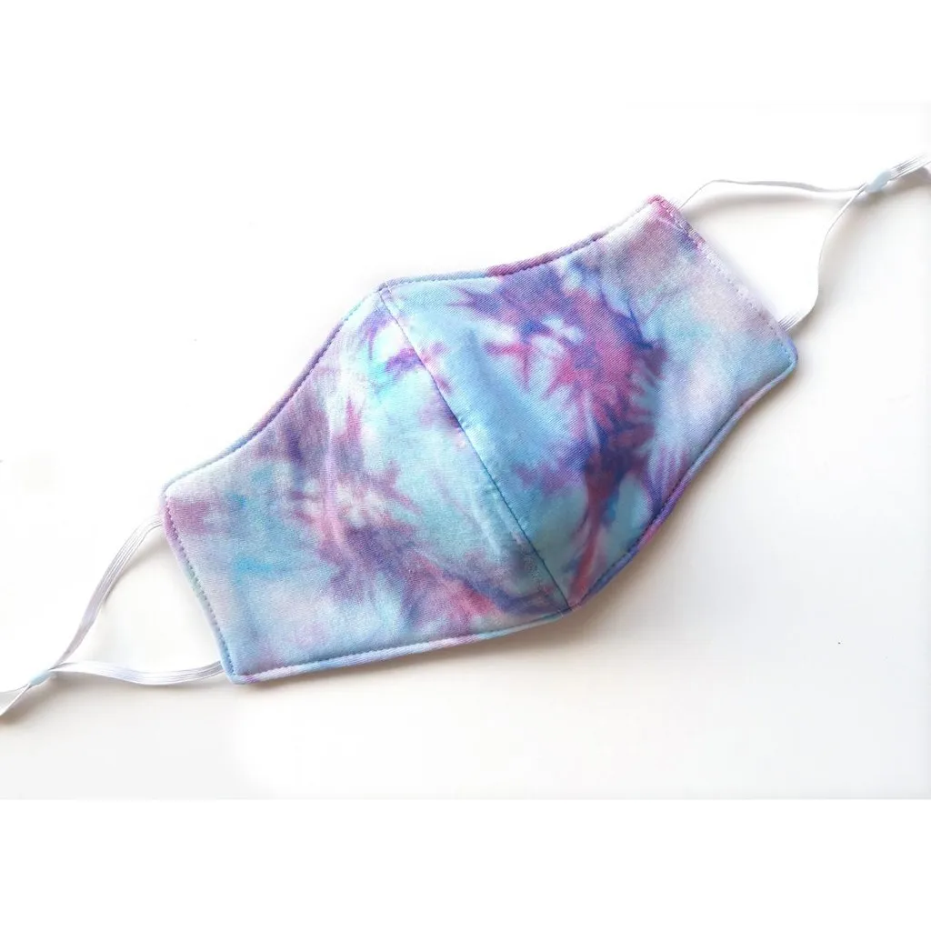 

1pc/8pc Face Masks Fashion Printing Breathable Washable And Reusable Tie dye Adult Adjustable Face Cover Mask Mascarilla