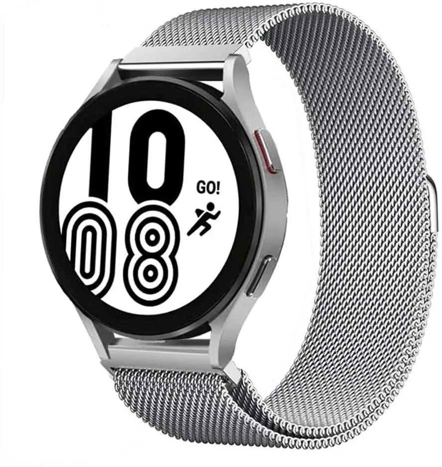 Ремешок для Samsung Galaxy watch 4/classic/46 мм/42 мм/Active 2 Gear S3 Frontier магнитный браслет Huawei GT/2/3/Pro 20