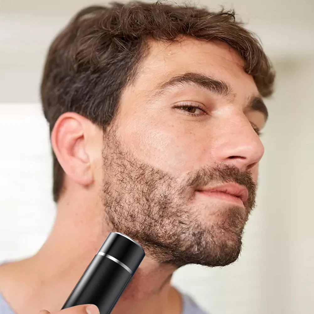 

Electric Razor Shaver Portable Electric Mens Shaver Portable Small Shaver USB Charging Washable Hair Clipper Beard Trimmer Men