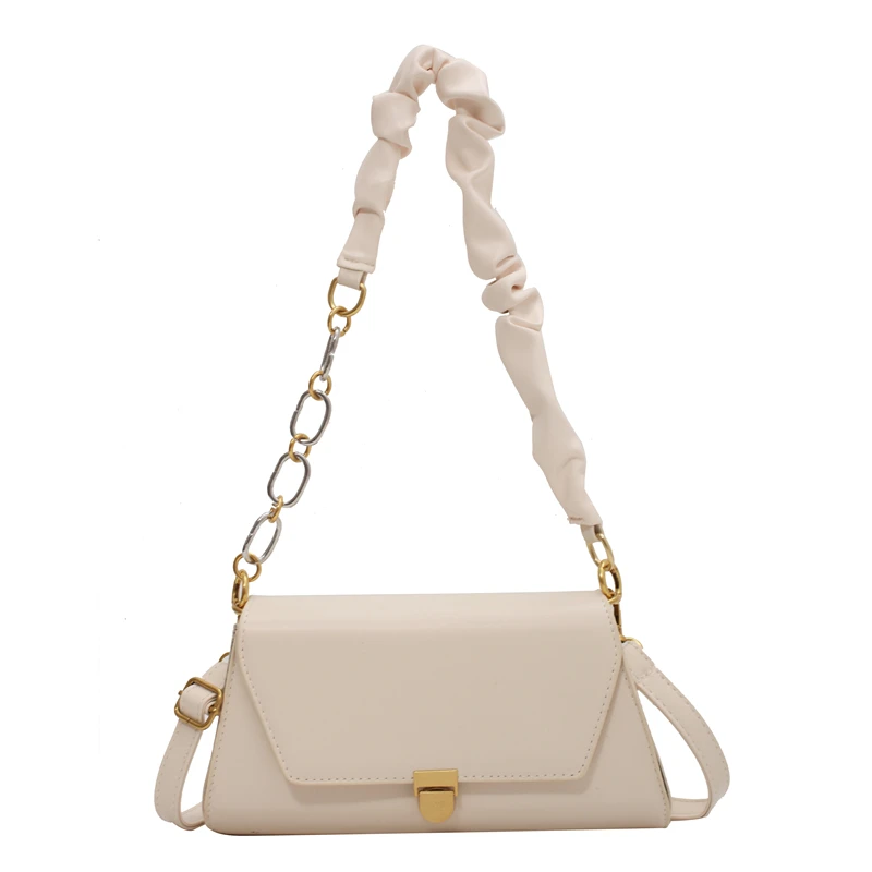 

Square Underarm Bag 2021 Summer New High-quality PU Leather Women's Designer Handbag Ribbon Bow Shoulder Messenger Bag