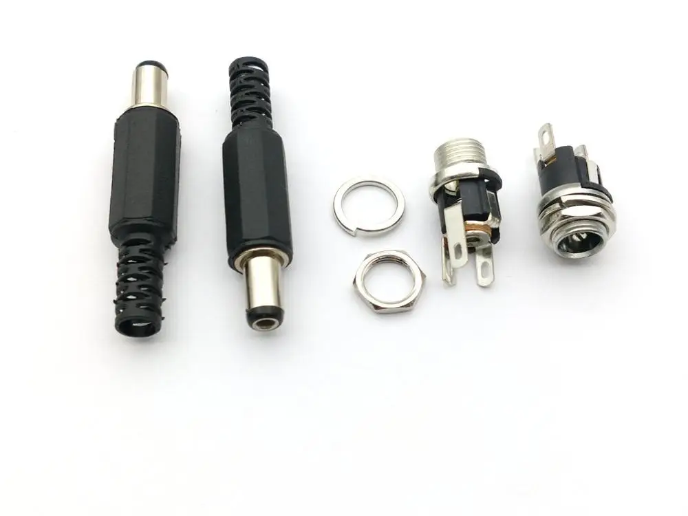 2 5x5 5 мм аудио гнездо гнездовой разъем питания постоянного тока с 5*5 штекер