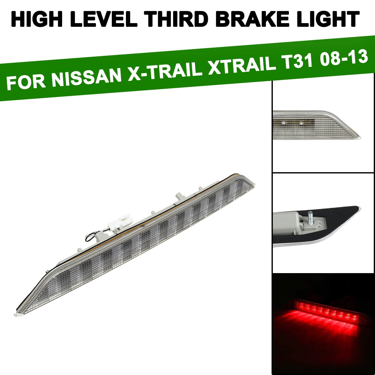 For Nissan X-trail T31 2008 2009 2010-2013 Car Additional High Brake Stop Light Third Mount Warning Turn Signal LED Lamp | Автомобили и
