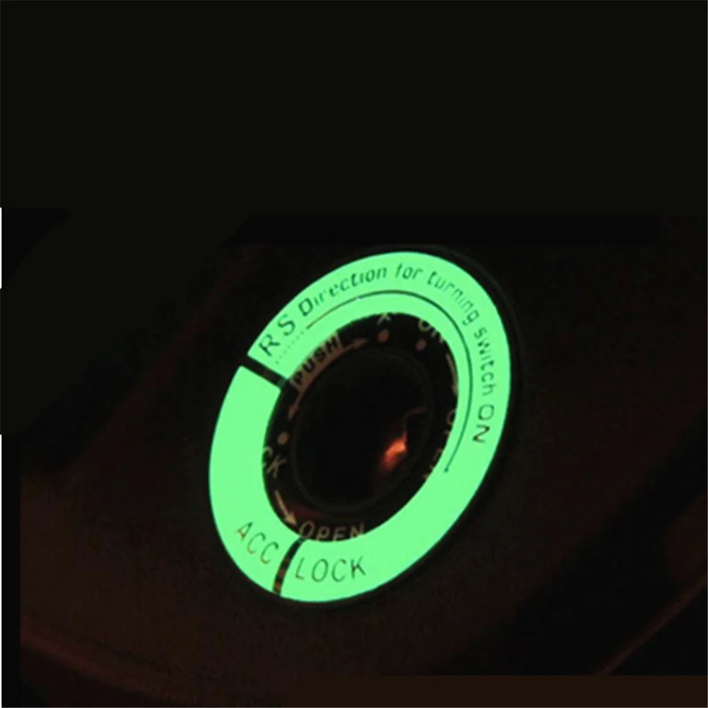 

Luminous Car Key Ring Sticker Switch Cover for Honda CRV Accord Odeysey Crosstour FIT Jazz City Civic JADE Crider Spirior