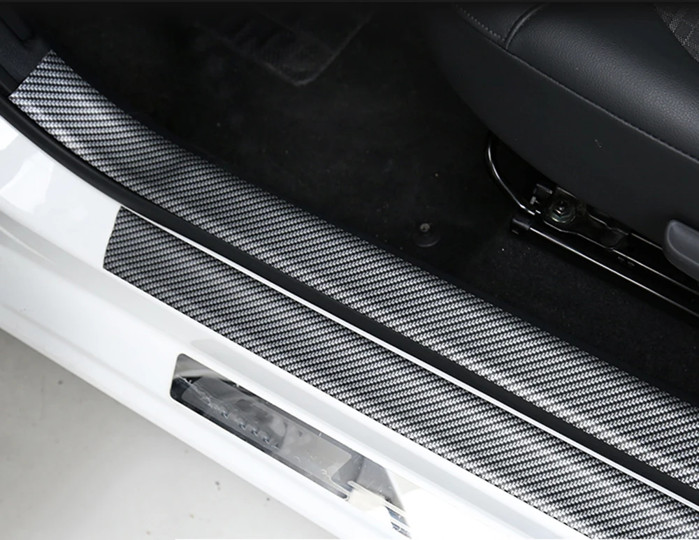 Стикеры для автомобиля 5D из углеродного волокна стайлинга дверей протектор