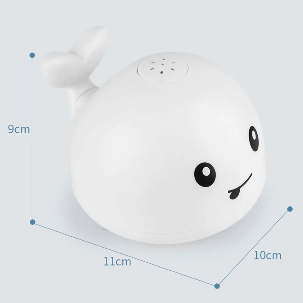 

Electric Induction Water Spray Whale with Light Music Baby Play Bath Water Toys Bathroom Interactive Water Spray Beach Toy