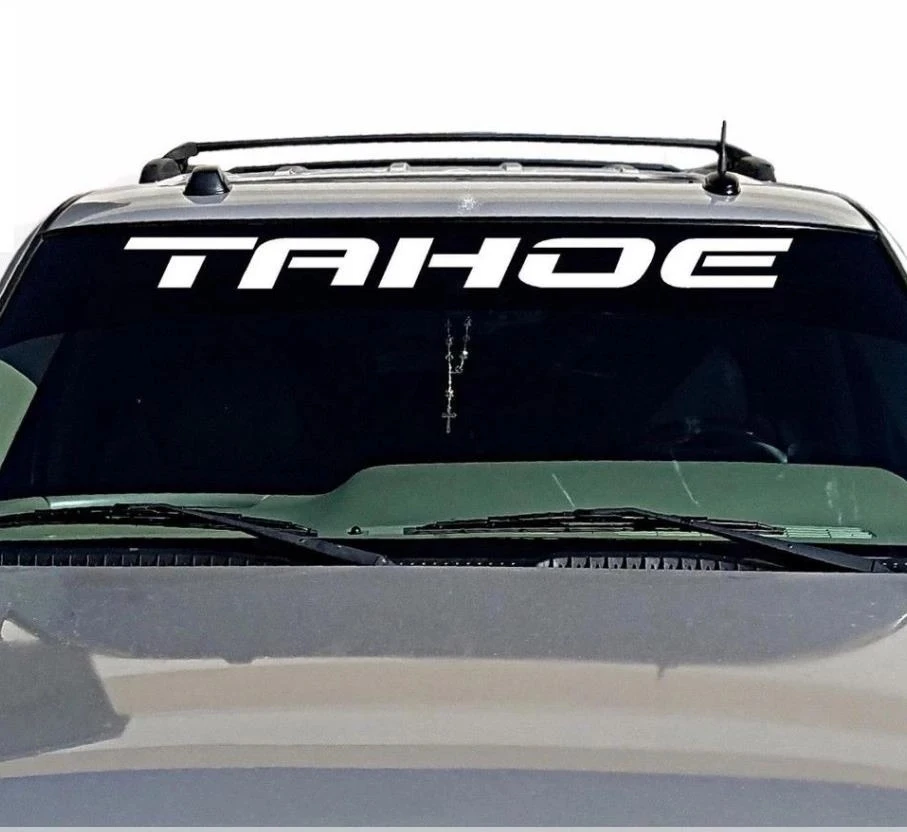 

For Tahoe Window Decal Sticker 4 Door CHEVY TAHOE Windshield Vinyl Lettering
