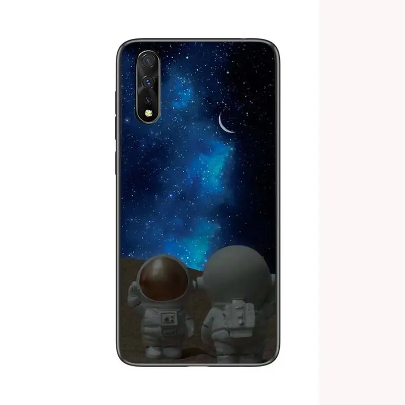 

Cartoon Cute Spaceman Astronaut Phone Case For Honor 7A 8x 8s 9x 10i 20s 10 20lite 30 Pro PLAY Cover Fundas Coque