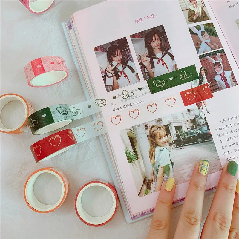 Полупрозрачная клейкая лента для маскировки школьные принадлежности