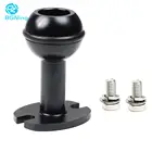 BGNing алюминиевый 1-дюймовый адаптер с шаровой головкой с винтами M5 для подводной зеркальной камеры кронштейн для камеры лоток адаптер с зажимом для штатива спортивные аксессуары